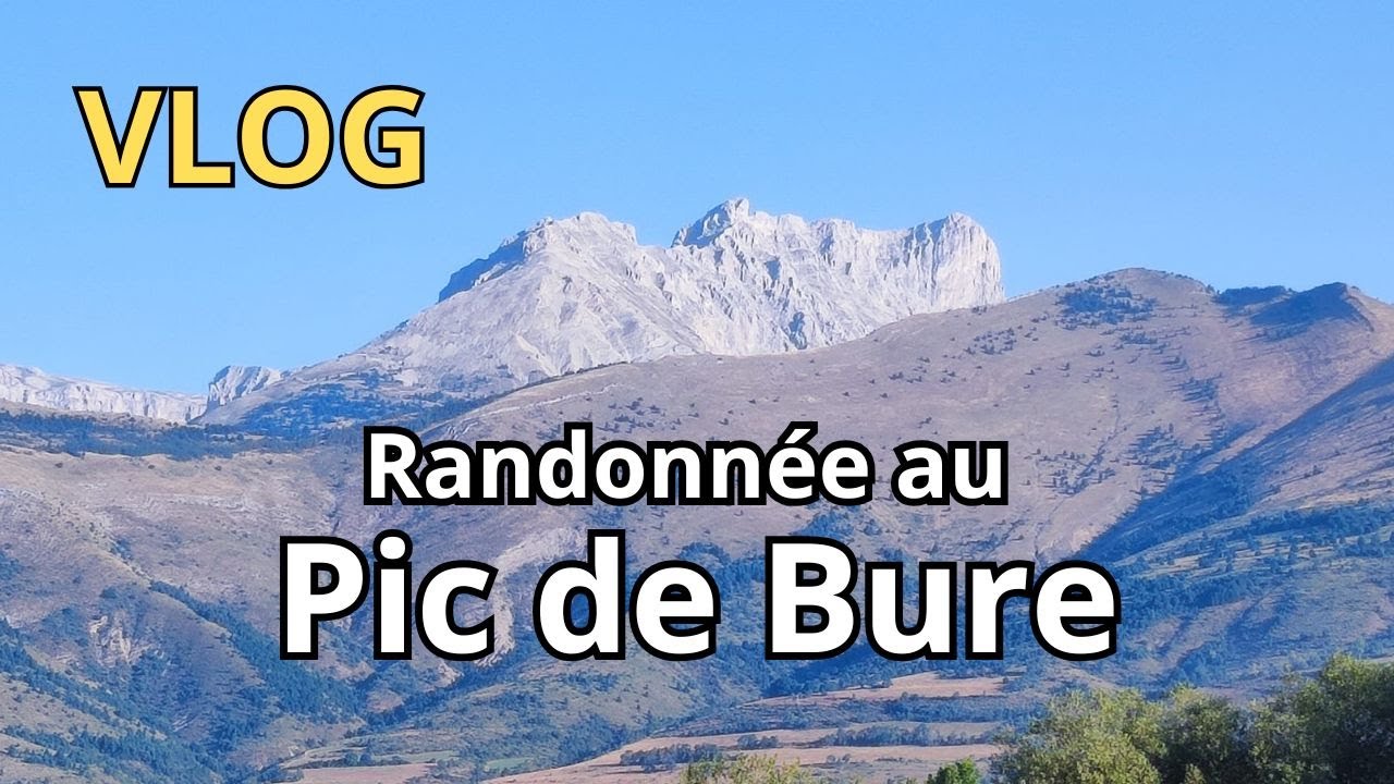 Randonnée au Pic de Bure, massif du Dévoluy (Hautes-Alpes)