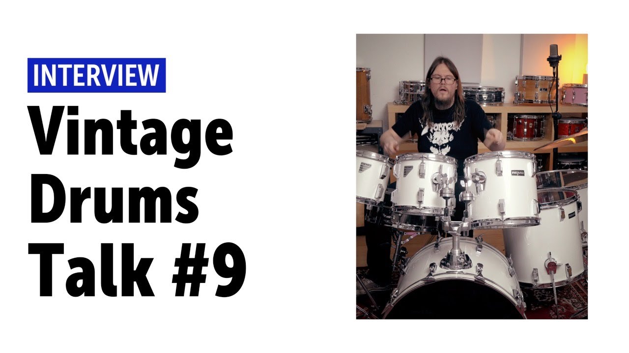 Remo 1980's Encore Acousticon Drumset | Vintage Drums Talk #9