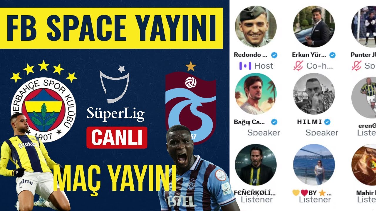 Fenerbahçe 1-0 Trabzonspor Maç Yayını 1.Bölüm