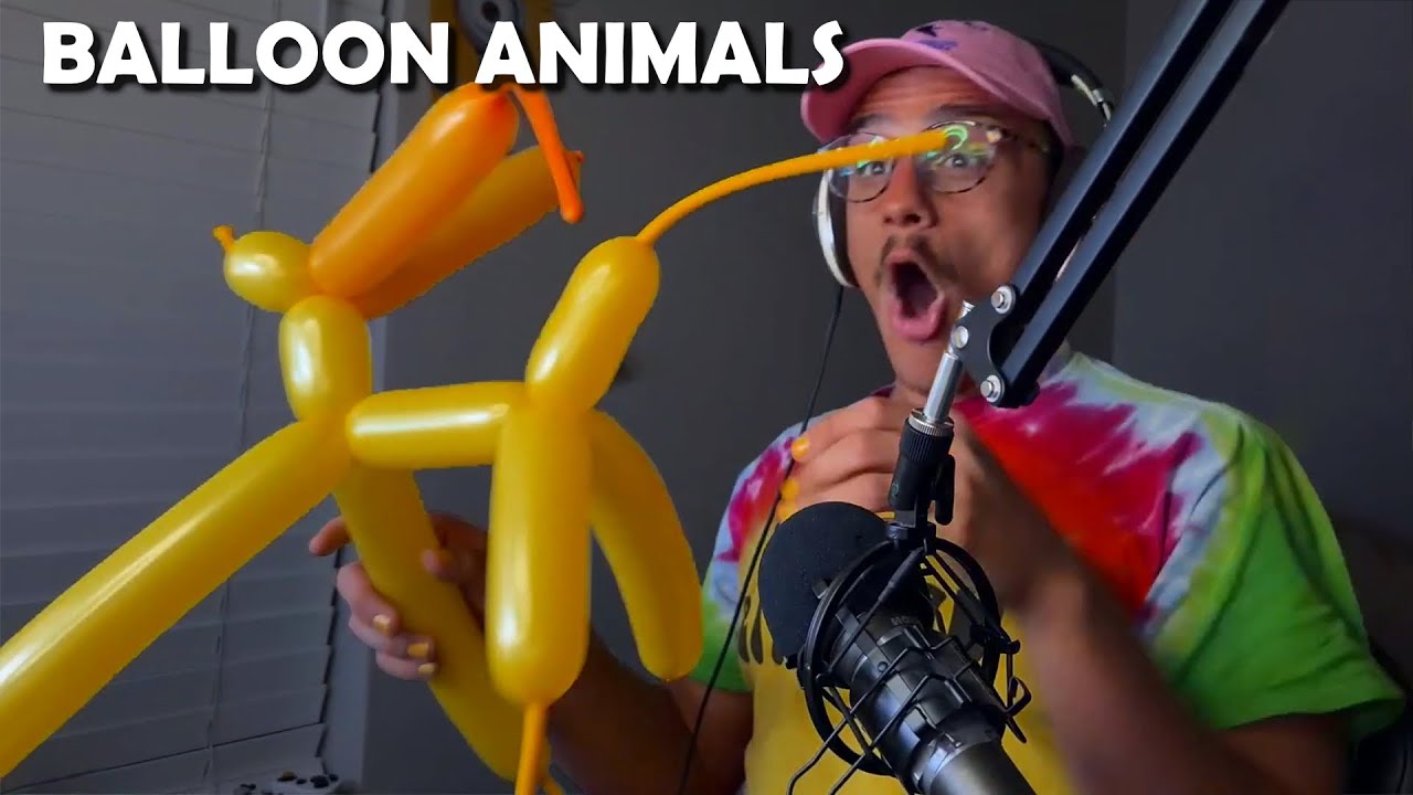 making balloon animals is hard...