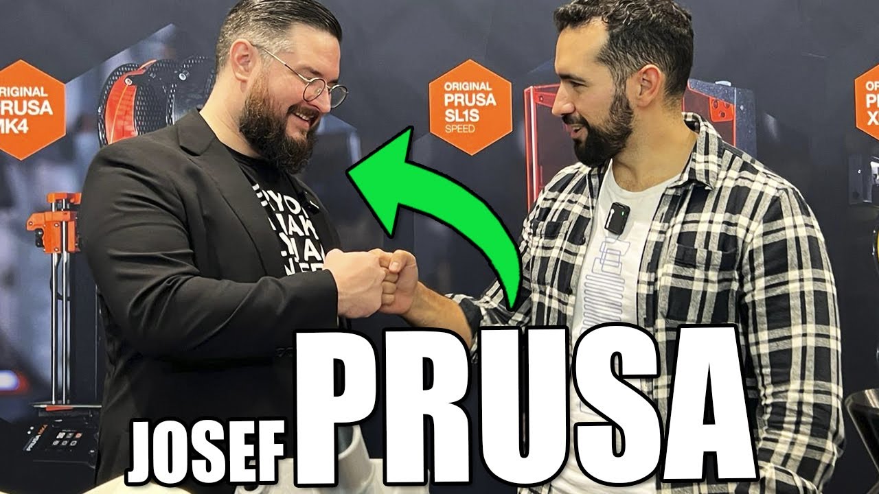 💥LA OPINIÓN DE JOSEF PRUSA💥 10 PREGUNTAS sobre la ACTUALIDAD de la Impresión 3D (sub en Español)