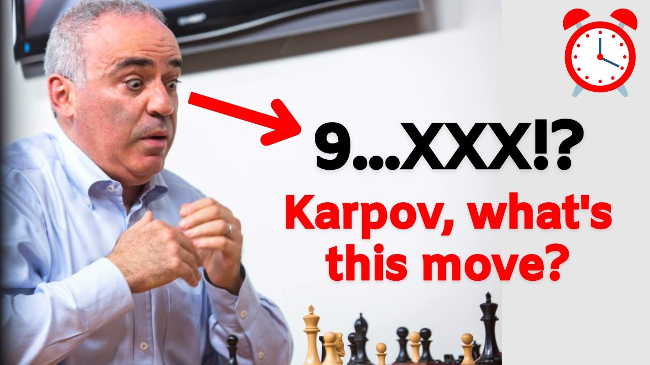 Гарри Каспаров против Анатолия Карпова | Чемпионат мира по шахматам 1987 года, вторая партия