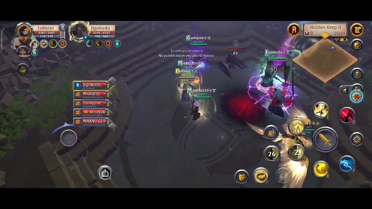 Desperdicio de Tiempo en una Grupal 7.4 zona Amarilla (Pacifist)