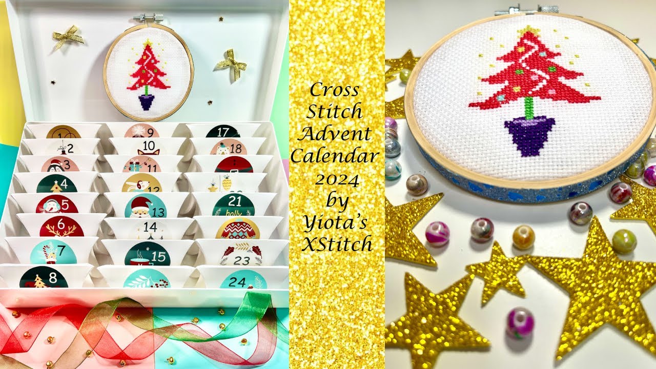 Cross stitch advent calendar 2024