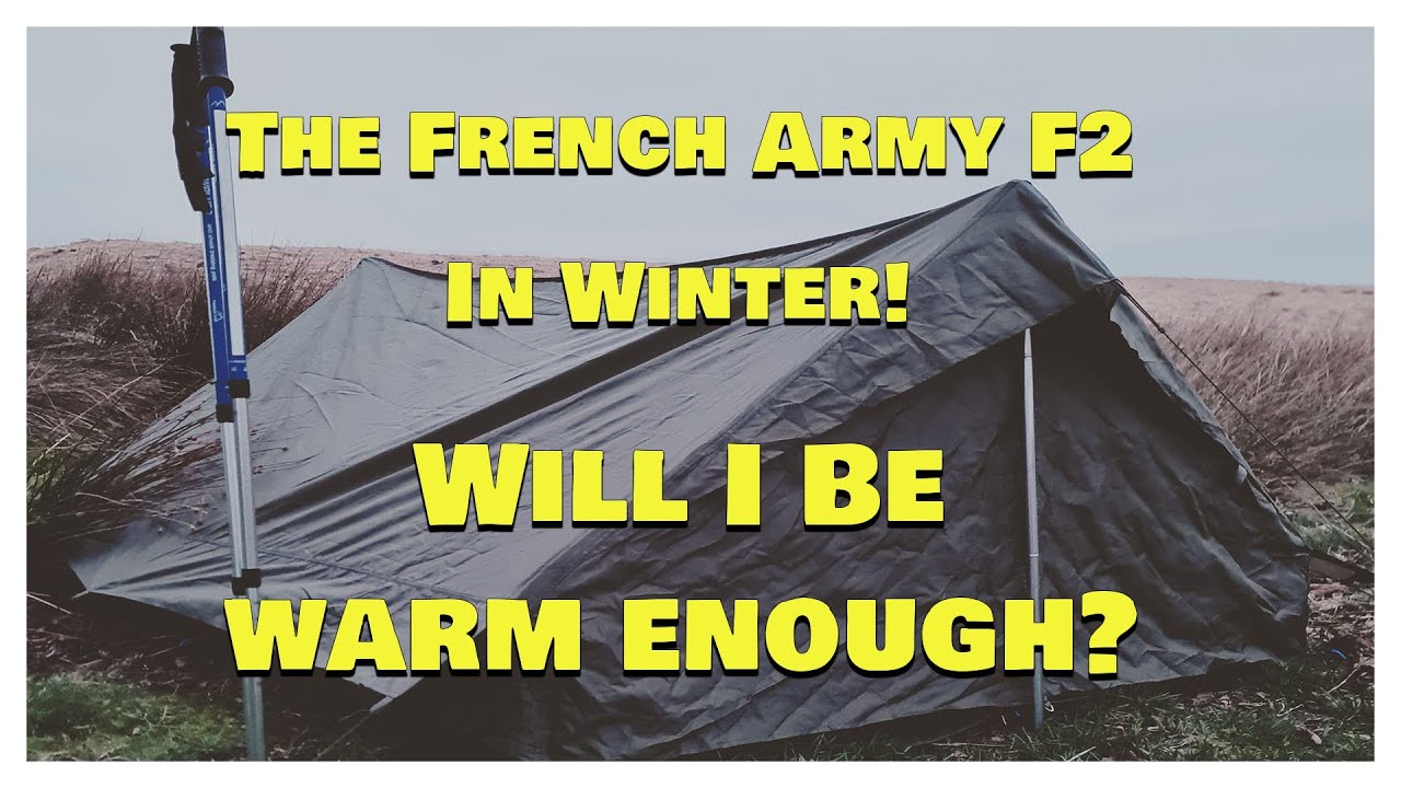 Off-Grid with the French Army F2 Tent - Budget Camping Adventure