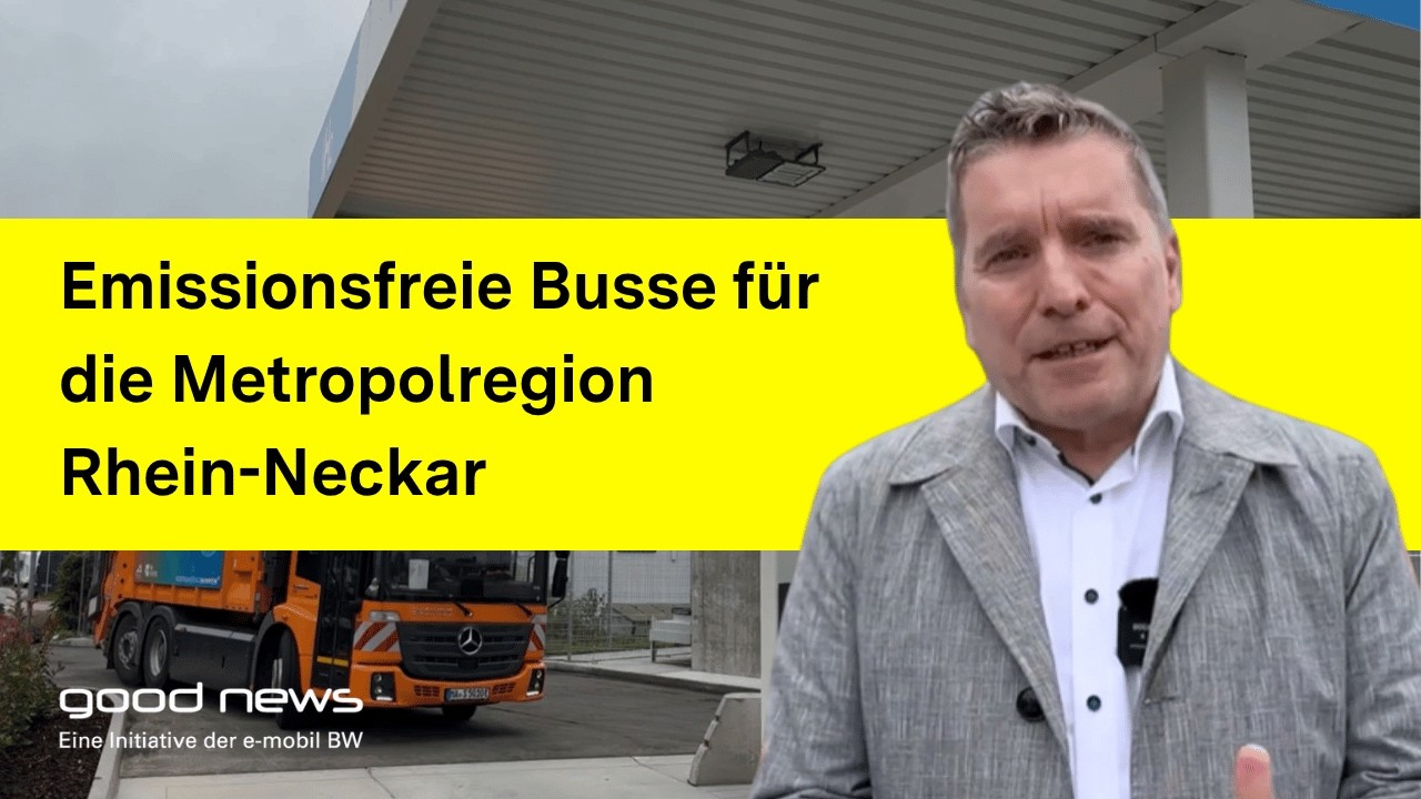 Good News: Emissionsfreie Busse für die Metropolregion Rhein-Neckar