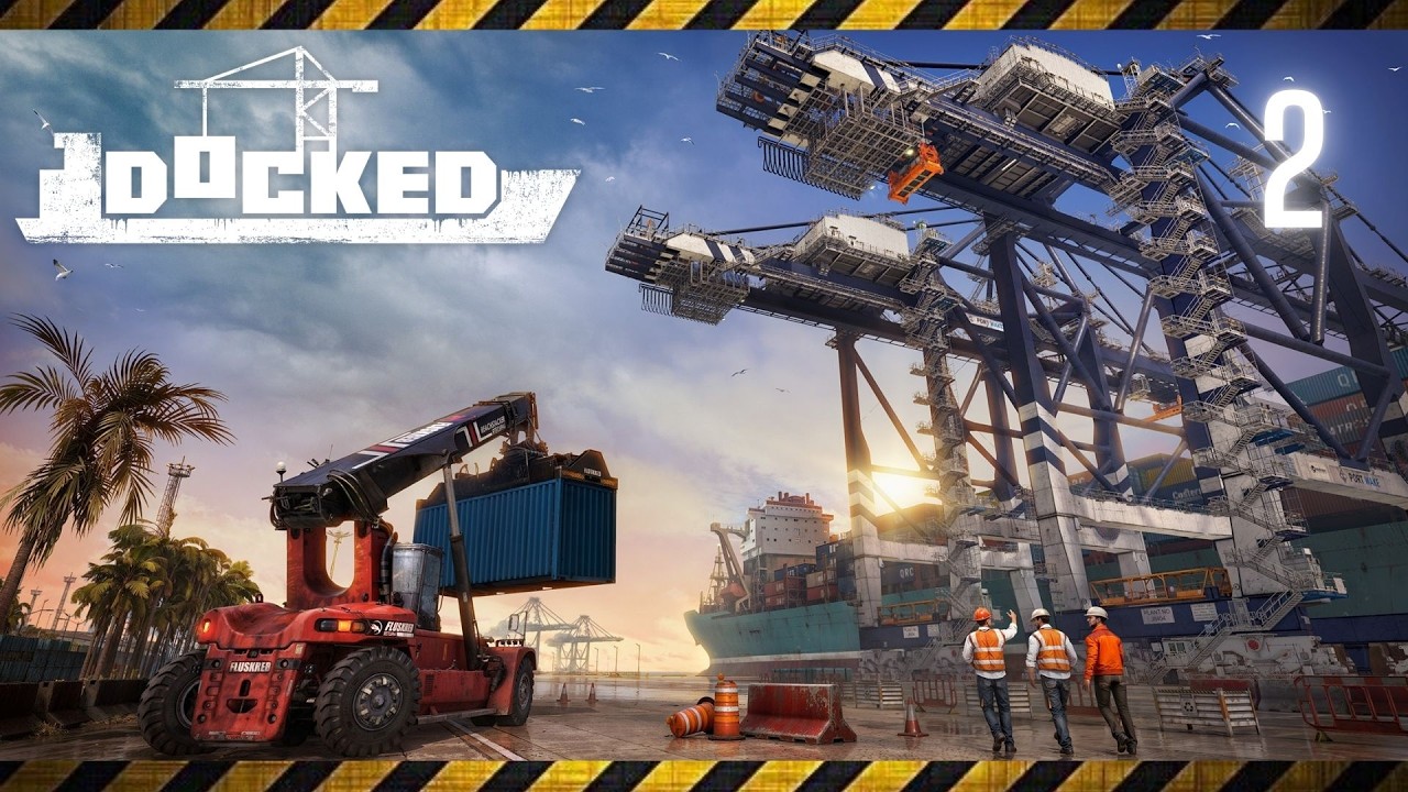 Docked - Day 3,4,5 - My Career as a Heavy Port Transport Machinery Operator - Walkthrough - Ep.2