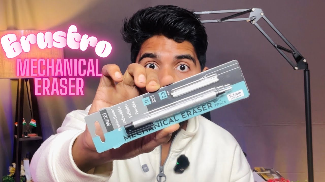 Unboxing Brustro Mechanical Eraser 🤯 2.3mm Tip 😻 How To Use It 👀 