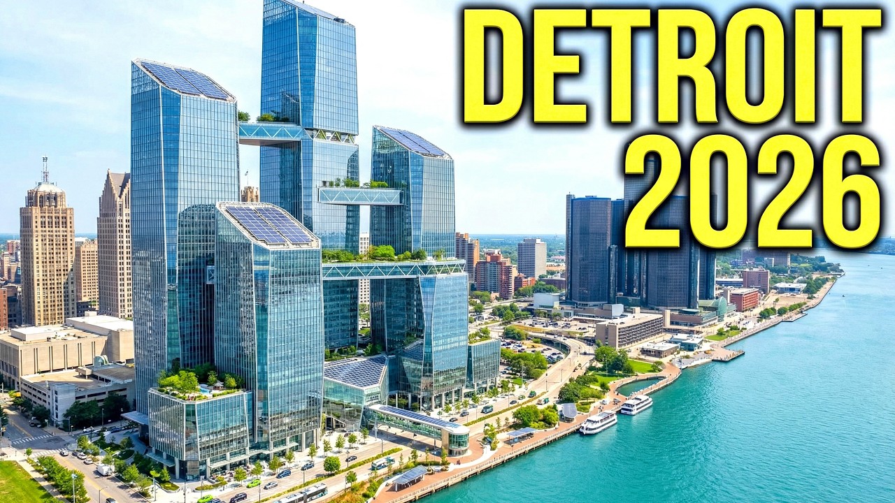 Detroit’s $20 Billion MEGAPROJECT: The 2026 Plan That Could Reshape America Forever
