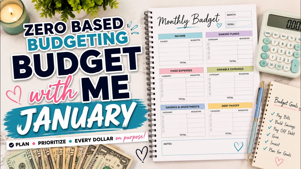 January 2025 Budget with Me | Step by Step: How I budget my Money $4980 | Magic Month| How to Budget