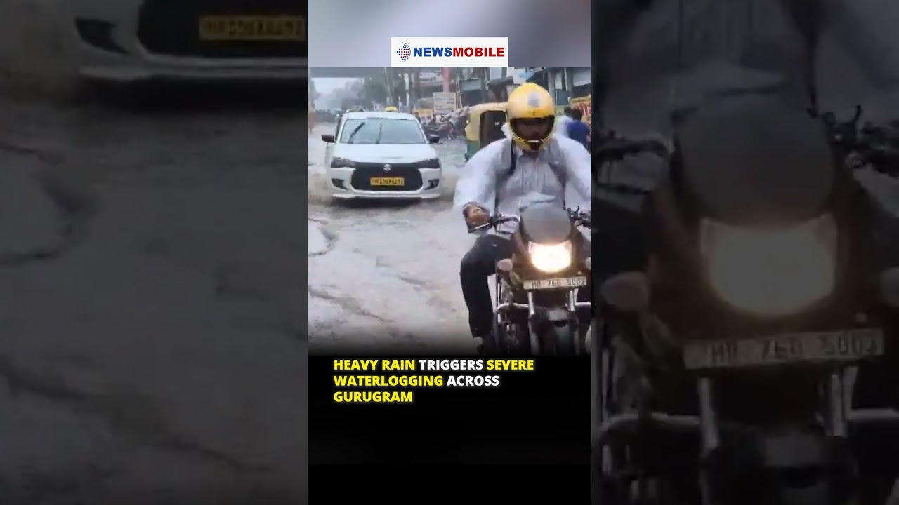 Heavy Rain Triggers Severe Waterlogging Across Gurugram