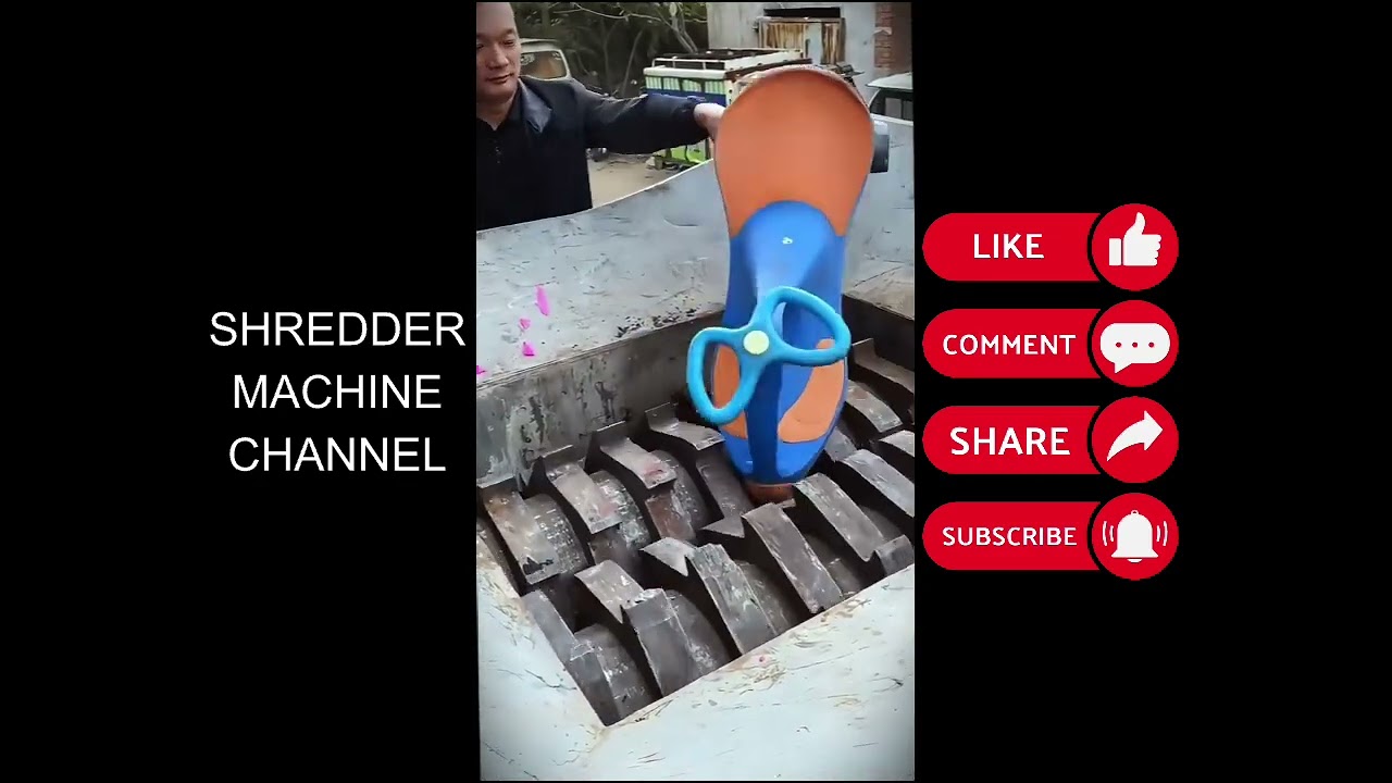 Heavy Shredder Machine vs Bicycles #shredding #epicmachines 