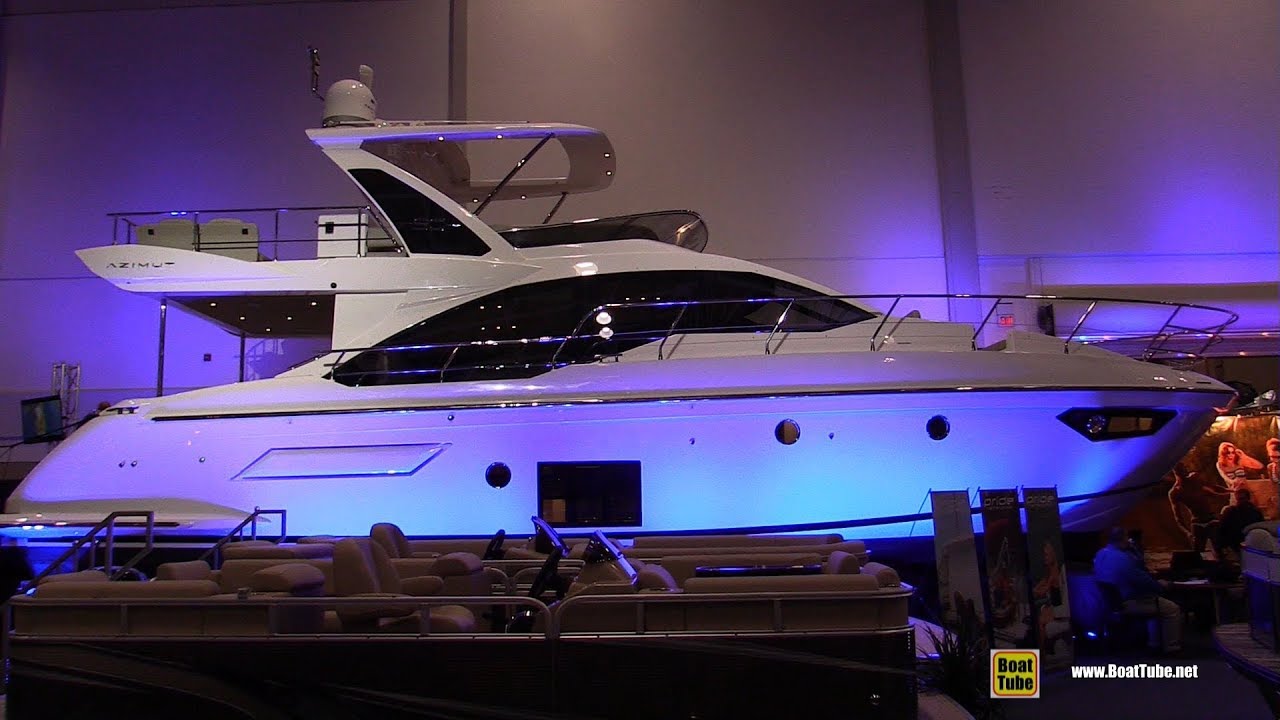 2019 Azimut 50 Fly Bridge Yacht - Walkaround - 2019 Toronto Boat Show