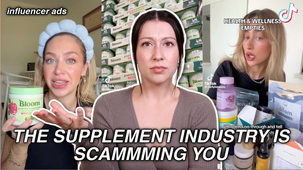 The Supplement Industry is SCAMMING YOU! Influencer ads, Predatory claims, etc.