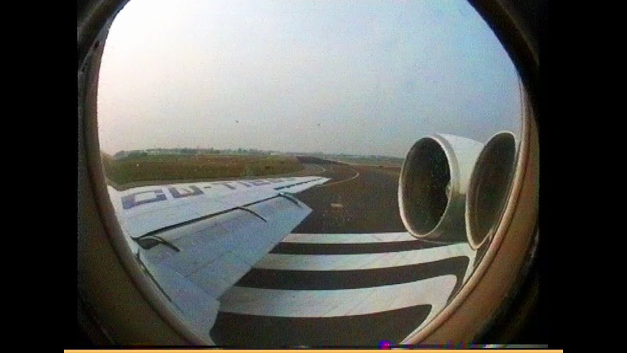 CUBANA IL 62M take off SXF 1995