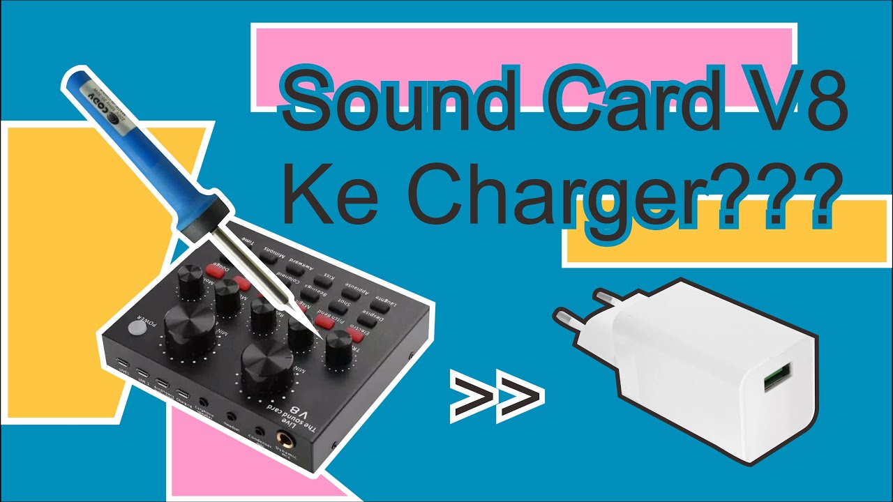 How Do I Modify Sound Card V8 Directly To The USB Adapter || Modifikasi Sound Card V8