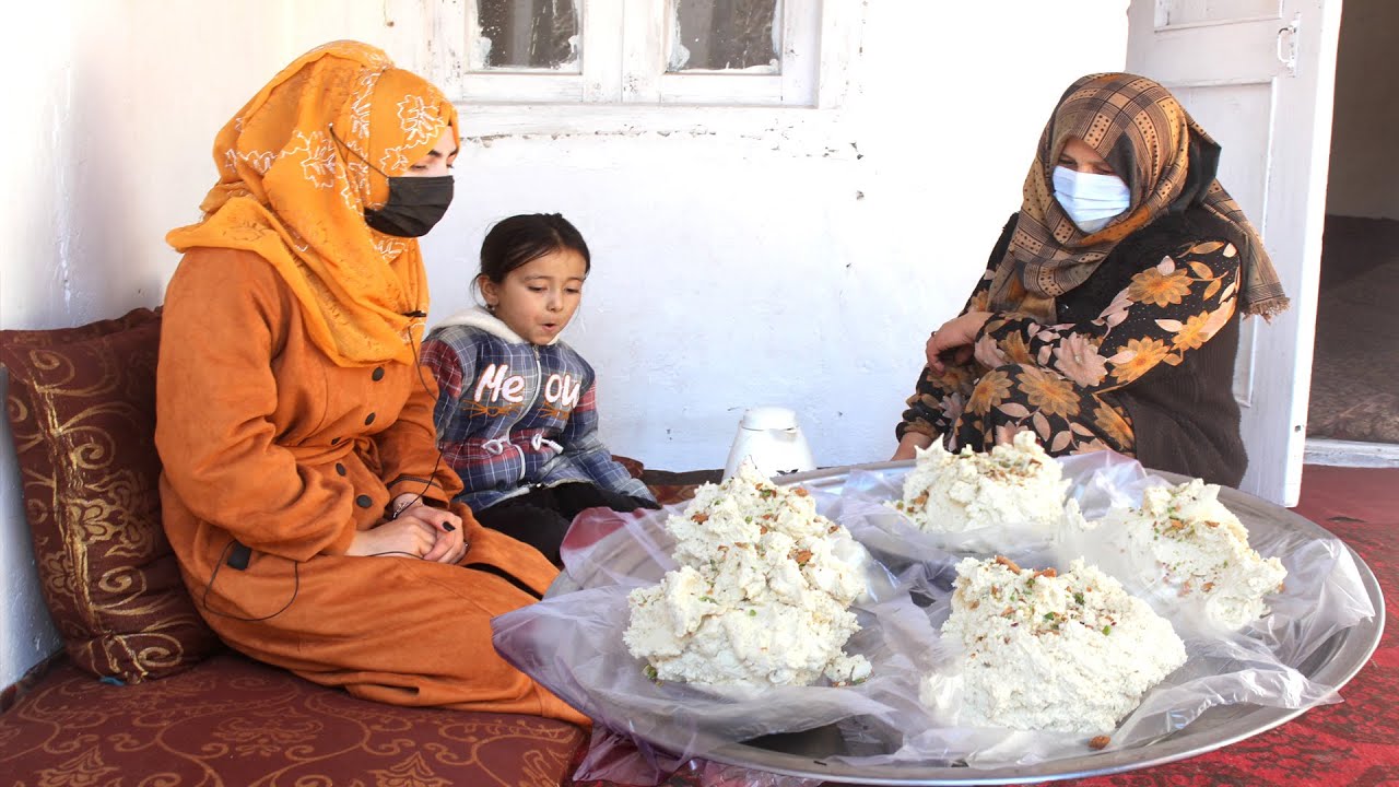 Khatira,Food,Halwa,Afghani گزارش خاطره، حلوا سفیدک، خانگی،