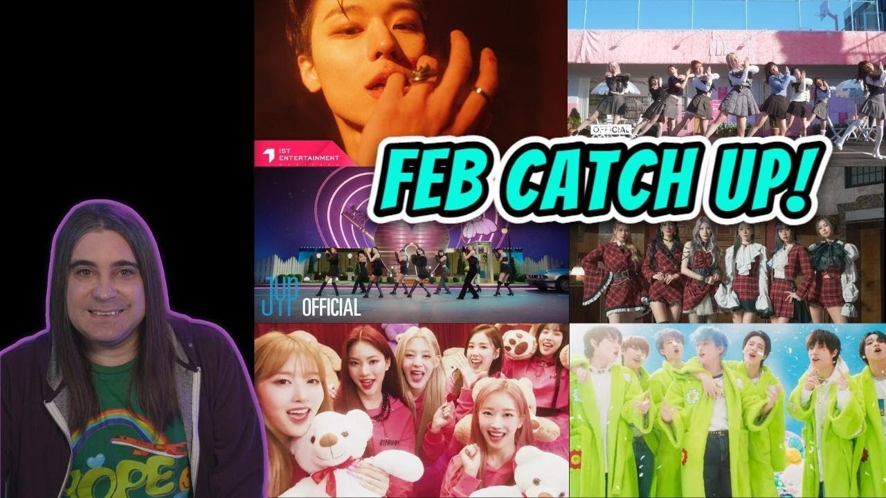 FEB K-Pop Catch UP!  Reacting to Twice, NCT Dream, STAYC, The Boyz, Purple Kiss & Kep1er!