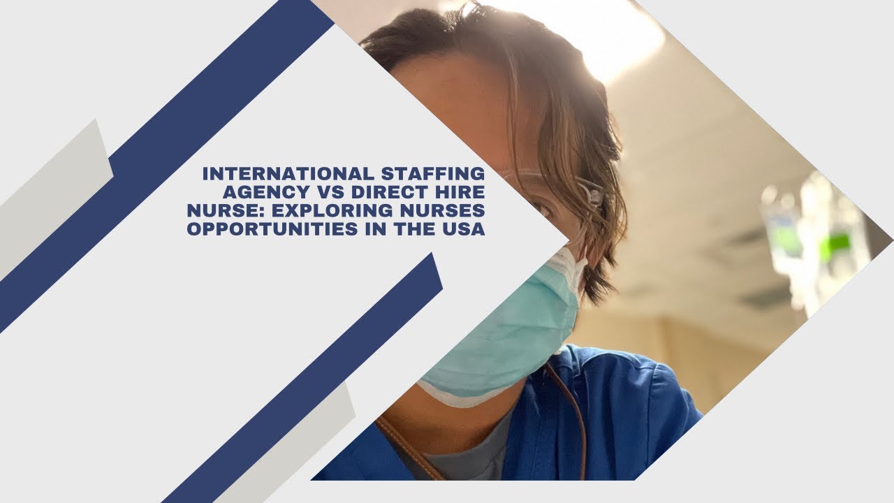 Международное кадровое агентство против медсестер, работающих по прямому найму: изучение возможно...