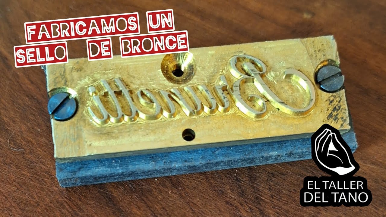 Como hacer un sello de bronce. Te mostramos el paso a paso! 