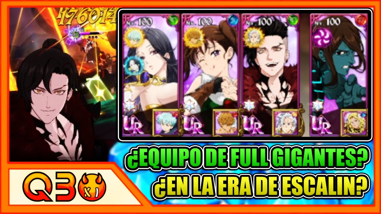 ¿¡SE PUEDE JUGAR UN EQUIPO DE FULL GIGANTES EN MEDIO DEL META DE ESCALIN?! | 7DS: Grand Cross