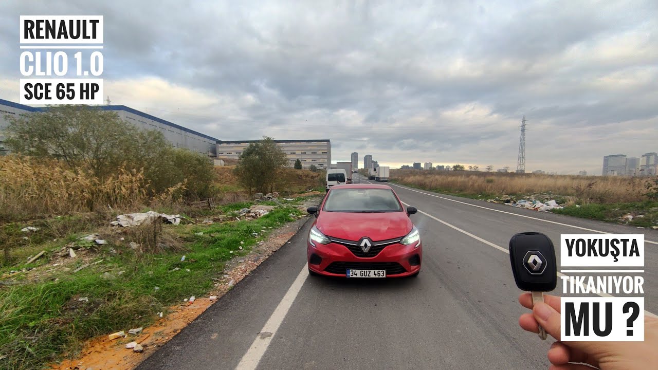 Yokuşta Tıkanıyor Mu ?  | Renault Clio 1.0 SCe 65 HP 2023 Model | Garip Arabacı