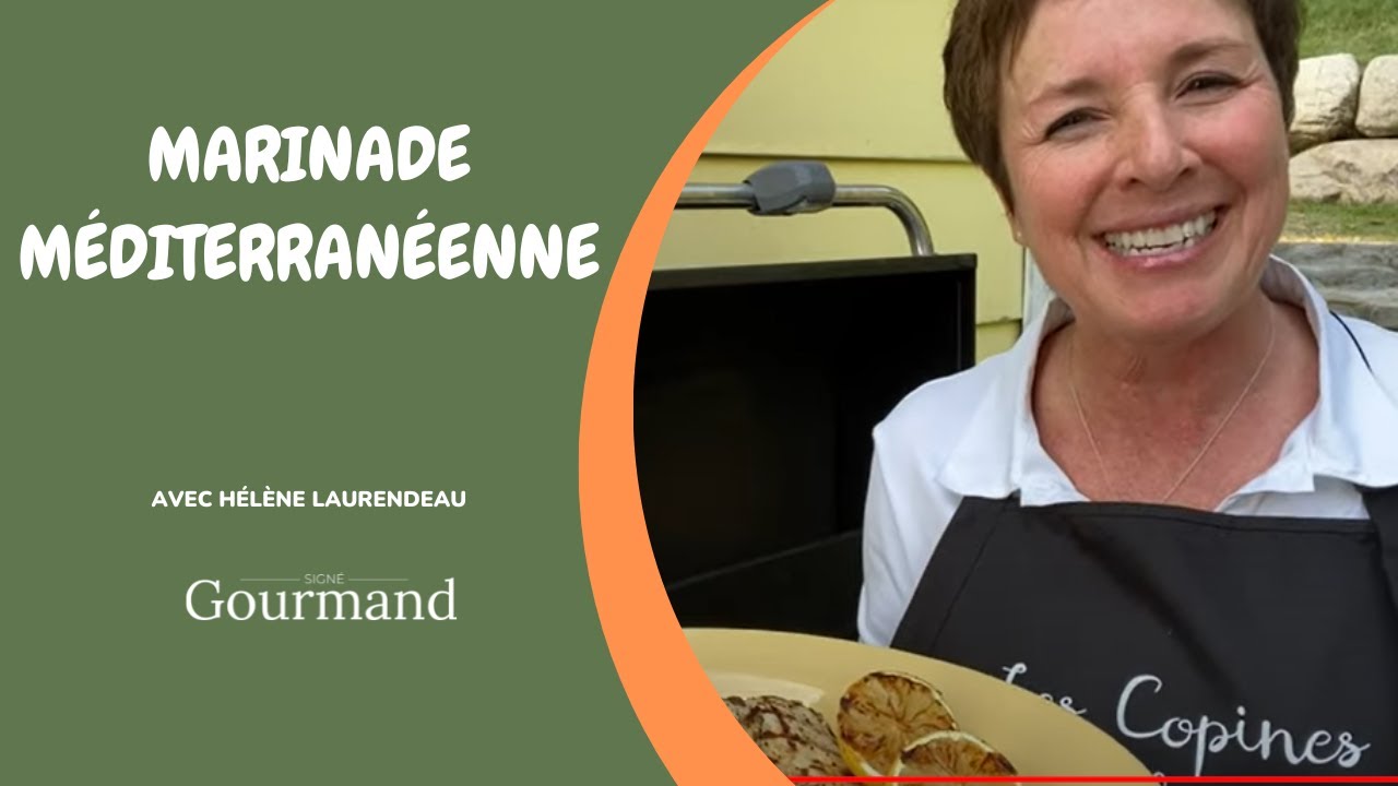 RECETTE DE MARINADE À LA MÉDITERRANÉENNE (POULET OU TOFU) SUR LE BBQ