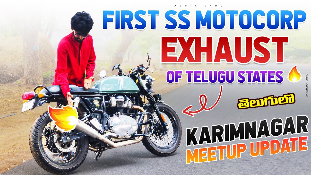 PAID 31K FOR THIS EXHAUST!! TELUGU MOTOVLOG | SABUSPEC | ASHIKSABU.
