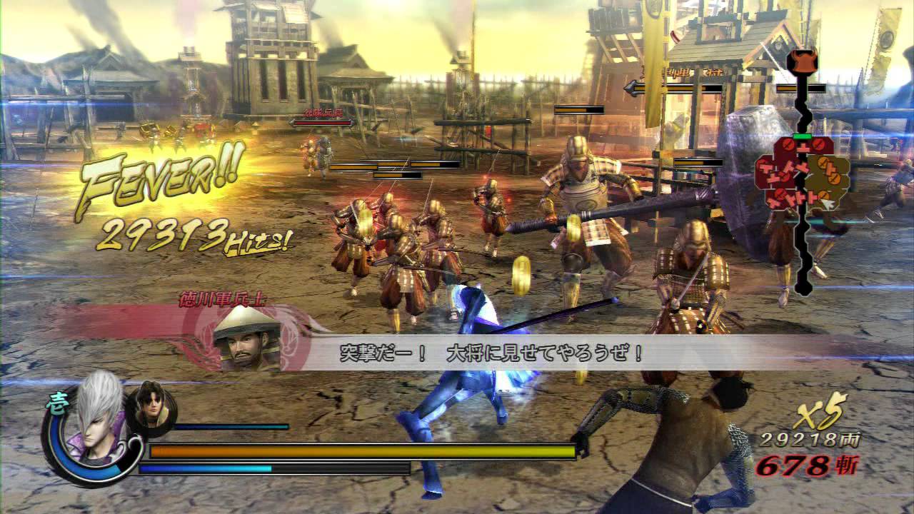【戰國BASARA3 宴】極の三成 関ヶ原の戦い 乱入