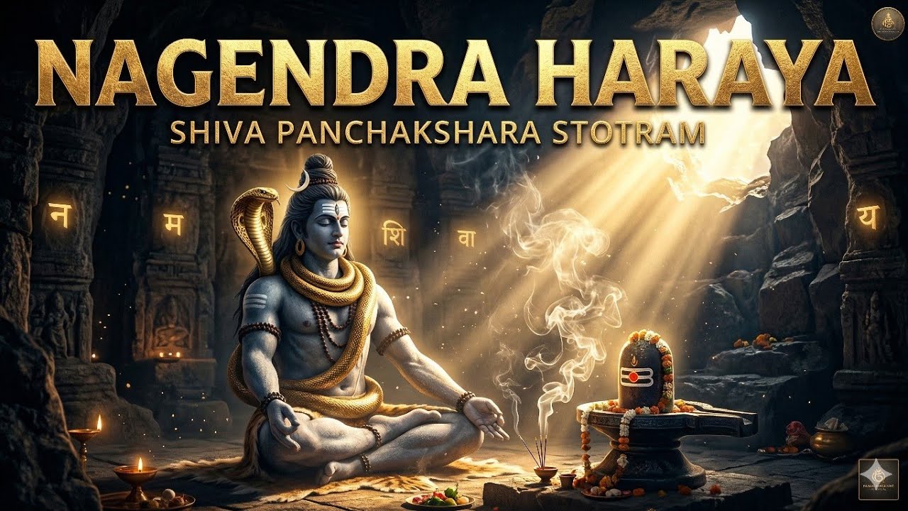 नागेन्द्रहाराय त्रिलोचनाय: शिव पंचाक्षर स्तोत्र | शक्तिशाली शिव मंत्र | #BHAKTIVIDEOSI