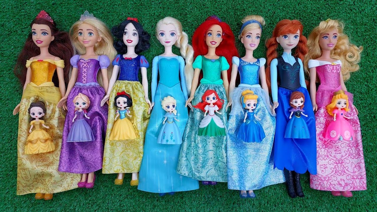 Cute Miniatures Disney Princess Frozen ELSA & Annall! elsa satisfying unboxing