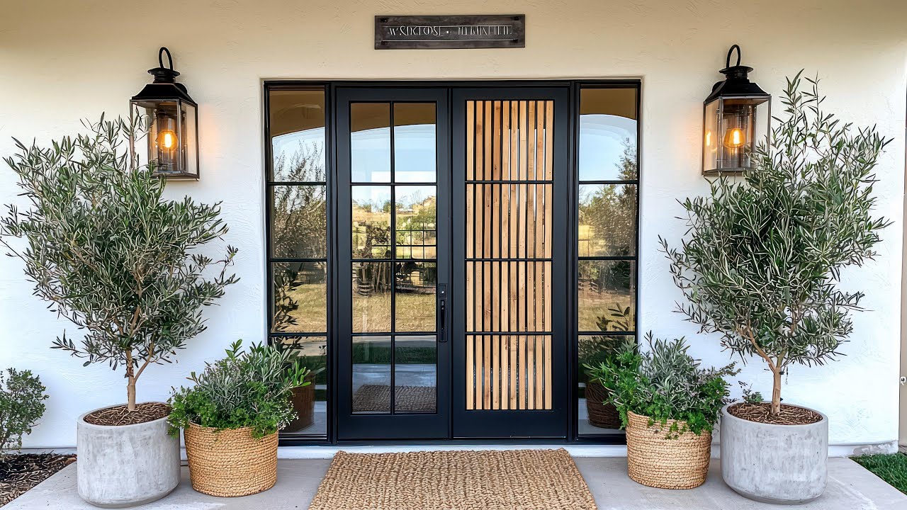 Unique & Inviting: Modern Farmhouse Front Door Decor Ideas You Must See for a Warm Welcome