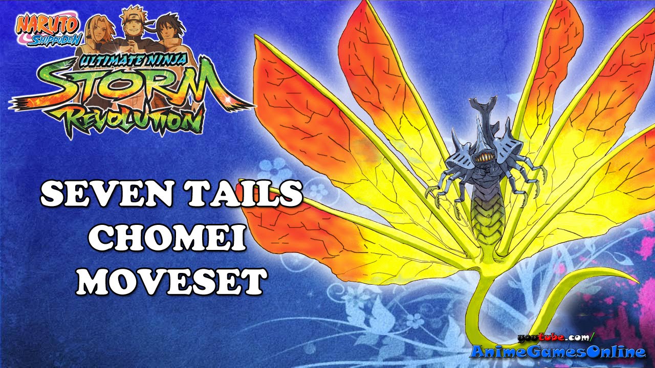 Seven Tails Chomei COMPLETE Moveset - Naruto Shippuden Ultimate Ninja Storm Revolution