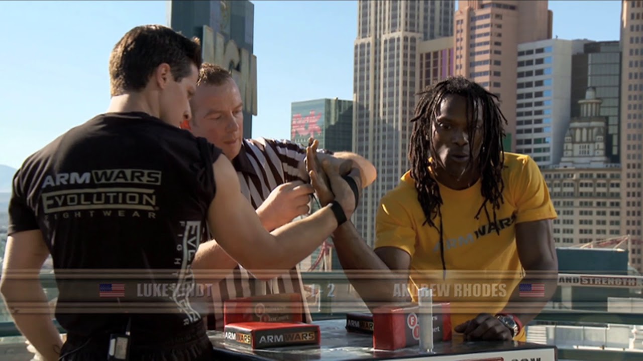 Arm Wars | Armwrestling | Luke Kindt USA v Cobra Rhodes