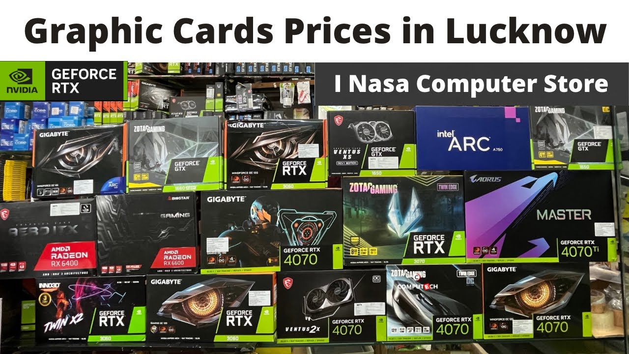 Graphics Cards Prices in Lucknow Naza Market | Budget GPU Prices   #gpuprices