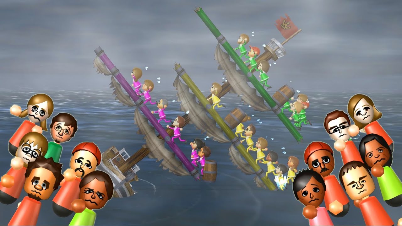 Wii Party - Balance Boat Double Up (Expert CPU)