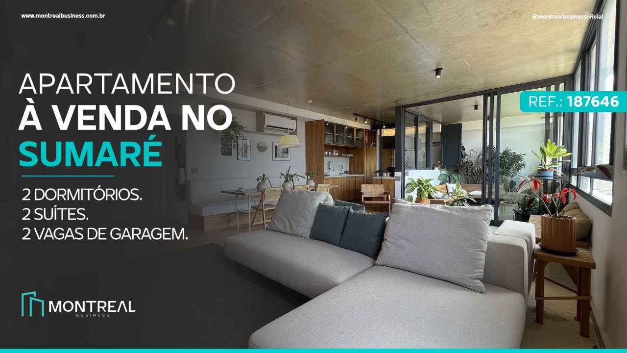APARTAMENTO PORTEIRA FECHADA &Agrave; VENDA EM SUMAR&Eacute;, 2 SU&Iacute;TES E 2 VAGAS DE GARAGEM.