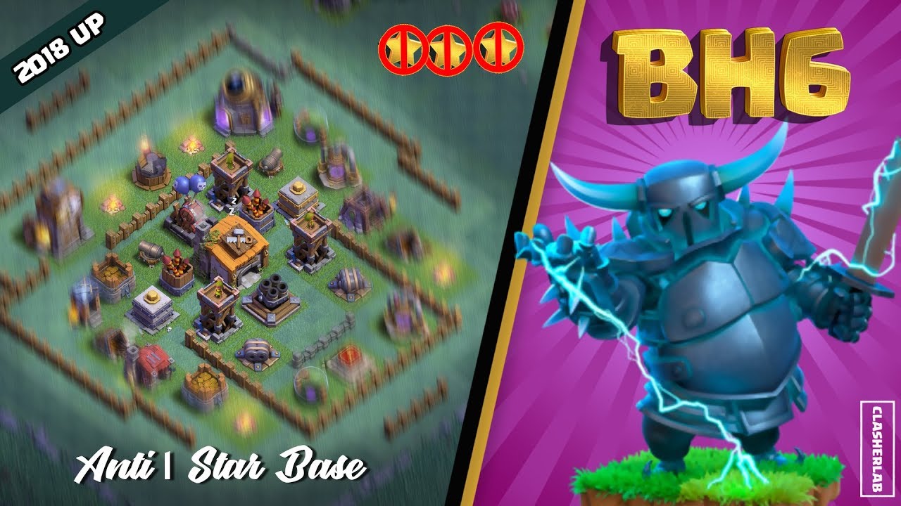 Builder Hall 6 Base 2018 - BH6 Base 2018 Anti 1 Star | BH7 Failed 😋 Builder Hall 6 | clash of clans