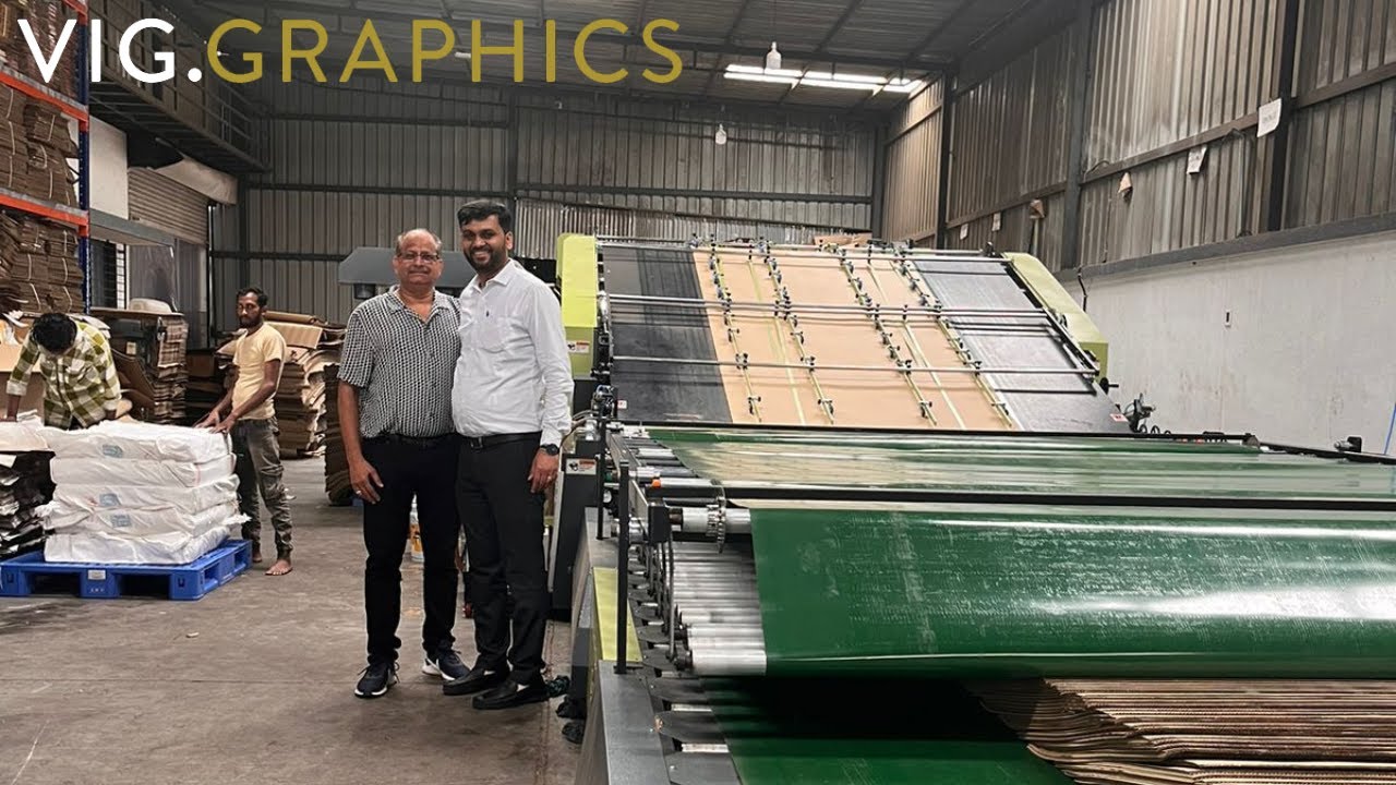Meet World’s Largest Flute Laminator Machine: The VIG 2800 | World's Largest Pasting Machine