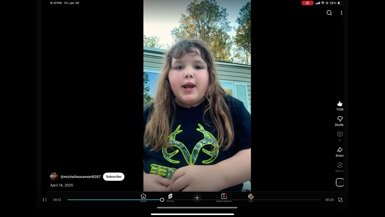 Let’s see if she can actually say the whole alphabet in five seconds #foryou