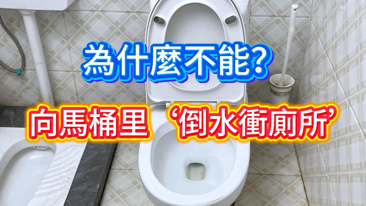 為什麼不能向馬桶裡‘倒水沖廁所’#小技巧#节水妙招 #卫生间清洁 #生活小常识 #家居避坑 #马桶使用技巧 #生活误区