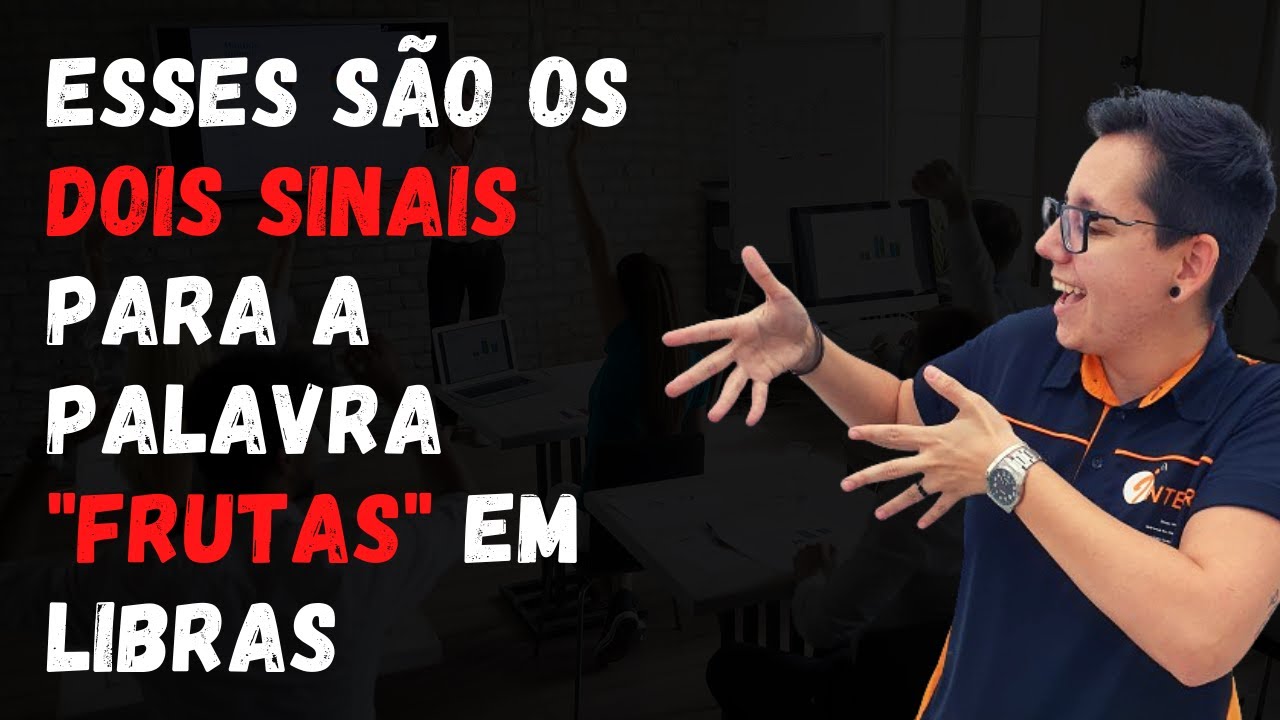 Esses são os DOIS SINAIS para a palavra 