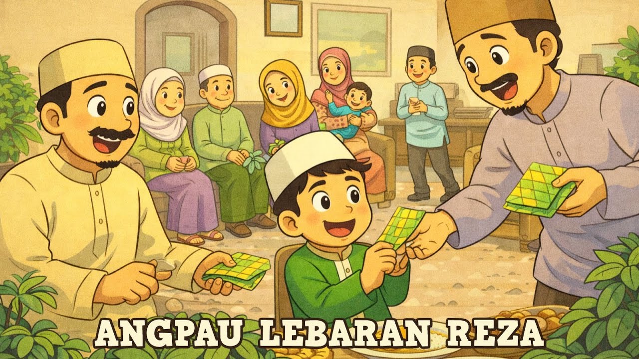 Angpau Lebaran Reza | Belajar Bijak Menerima Pemberian