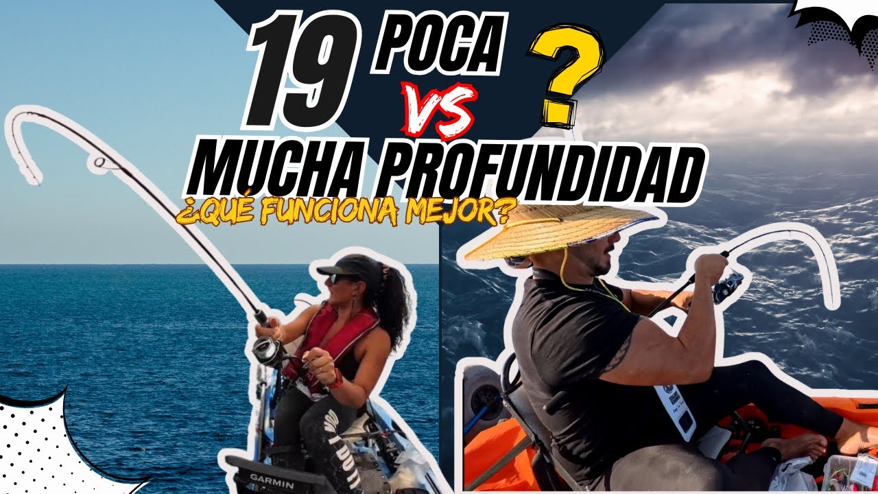 🚤La Gran Pregunta de la Pesca en Kayak Resuelta - Profundidad: ¿Poca o Mucha?