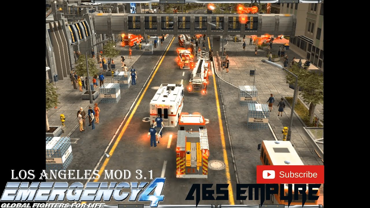 Emergency 4 Los Angeles Mod 3.1: Explosion at Airport Terminal Mission