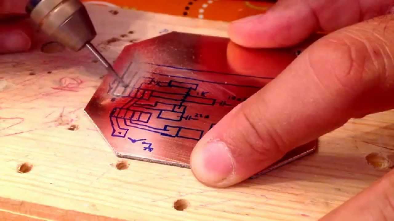 Circuito stampato per prototipi usando la fresetta