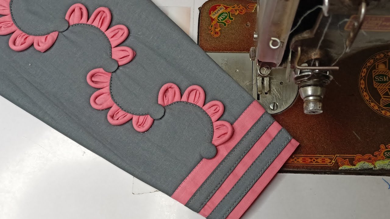 खास आपके लिए designer style sleeves design कम से कम कपड़े में आसानी से तैयार / Baju design / simple