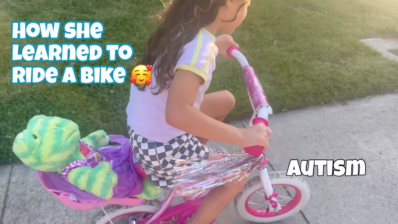 How She Learned To Ride A Bike | Autism & Bike Rides | Autistic Girl Learns To Ride A Bike