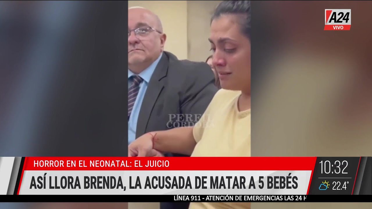 🔴 JUICIO POR LA MUERTE DE BEBÉS EN EL NEONATAL DE CÓRDOBA: ASÍ LLORA BRENDA AGUERO