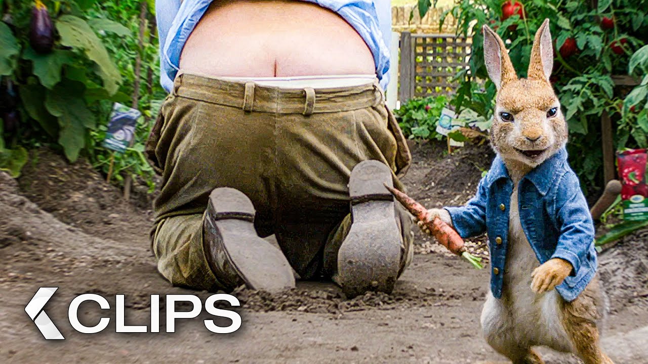 Peter Rabbit - 10 Minutes Funny Scenes Compilation (2018)